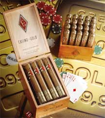 Casino Gold Wood Box